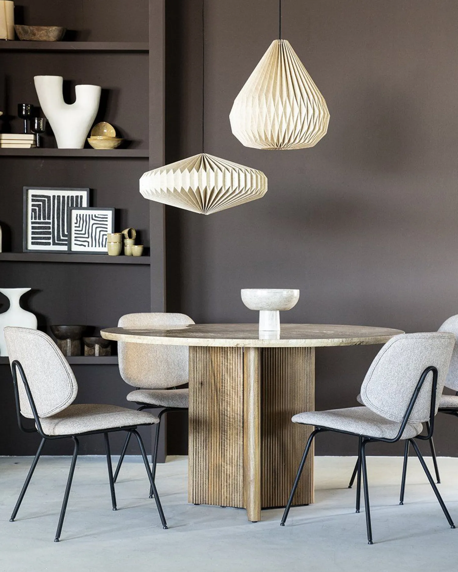 Eetkamerstoelen Zonder Armleuning-Eleonora Lynn Eetkamerstoel Beige