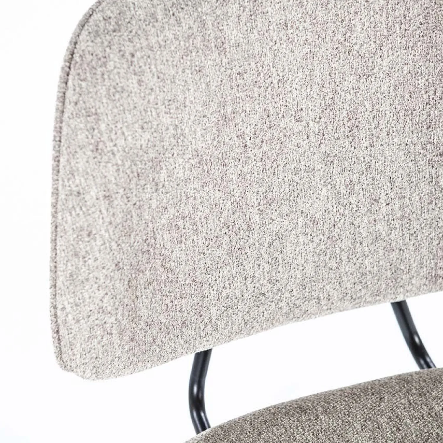 Eetkamerstoelen Zonder Armleuning-Eleonora Lynn Eetkamerstoel Beige