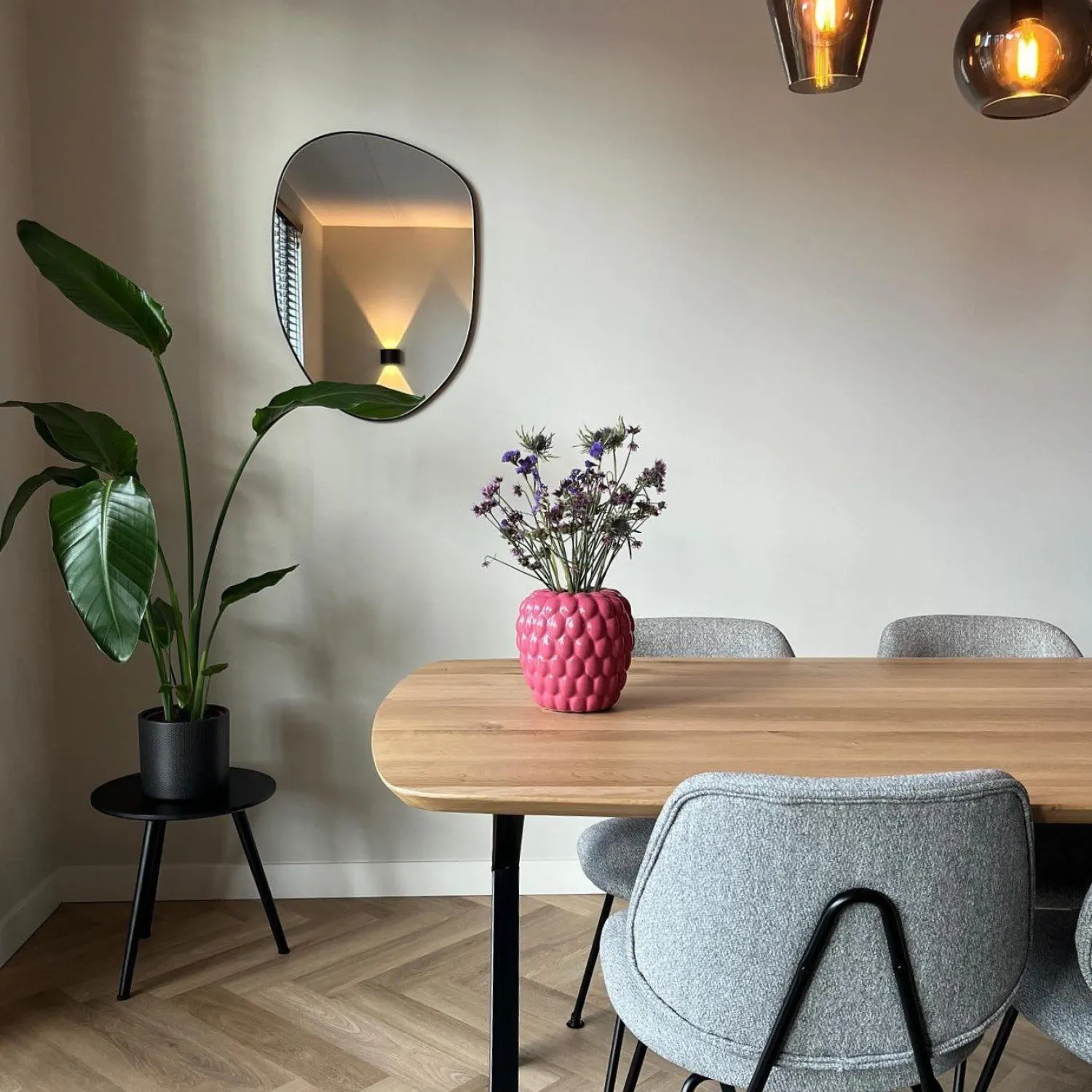 Eetkamerstoelen Zonder Armleuning-Eleonora Lynn Eetkamerstoel Grijs