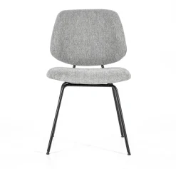 Eetkamerstoelen Zonder Armleuning-Eleonora Lynn Eetkamerstoel Grijs