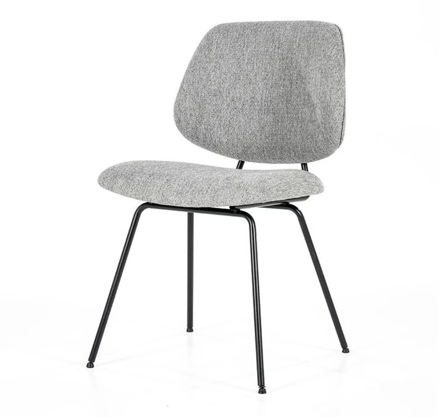 Eetkamerstoelen Zonder Armleuning-Eleonora Lynn Eetkamerstoel Grijs