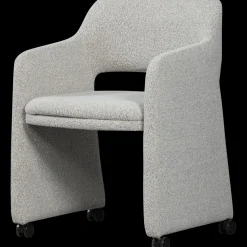 Eetkamerstoelen Met Armleuning-WOOOD Lyric Eetkamerstoel Greige