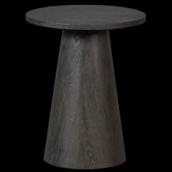 Ronde Salontafels-WOOOD Maan Salontafel Dark Brown