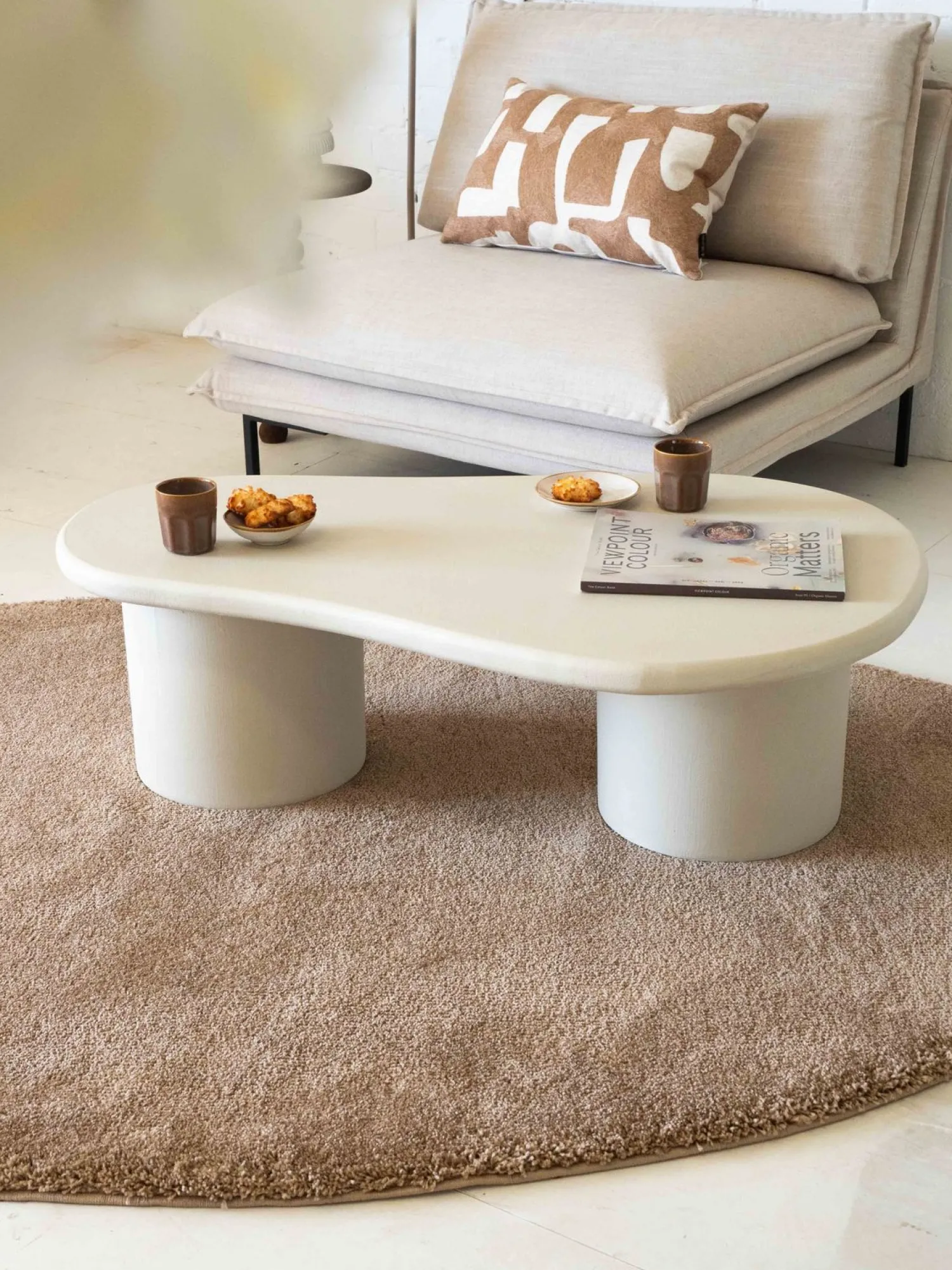 Vloerkleden|Rechthoekige Vloerkleden-Brinker Carpets Maare Vloerkleed Mocca