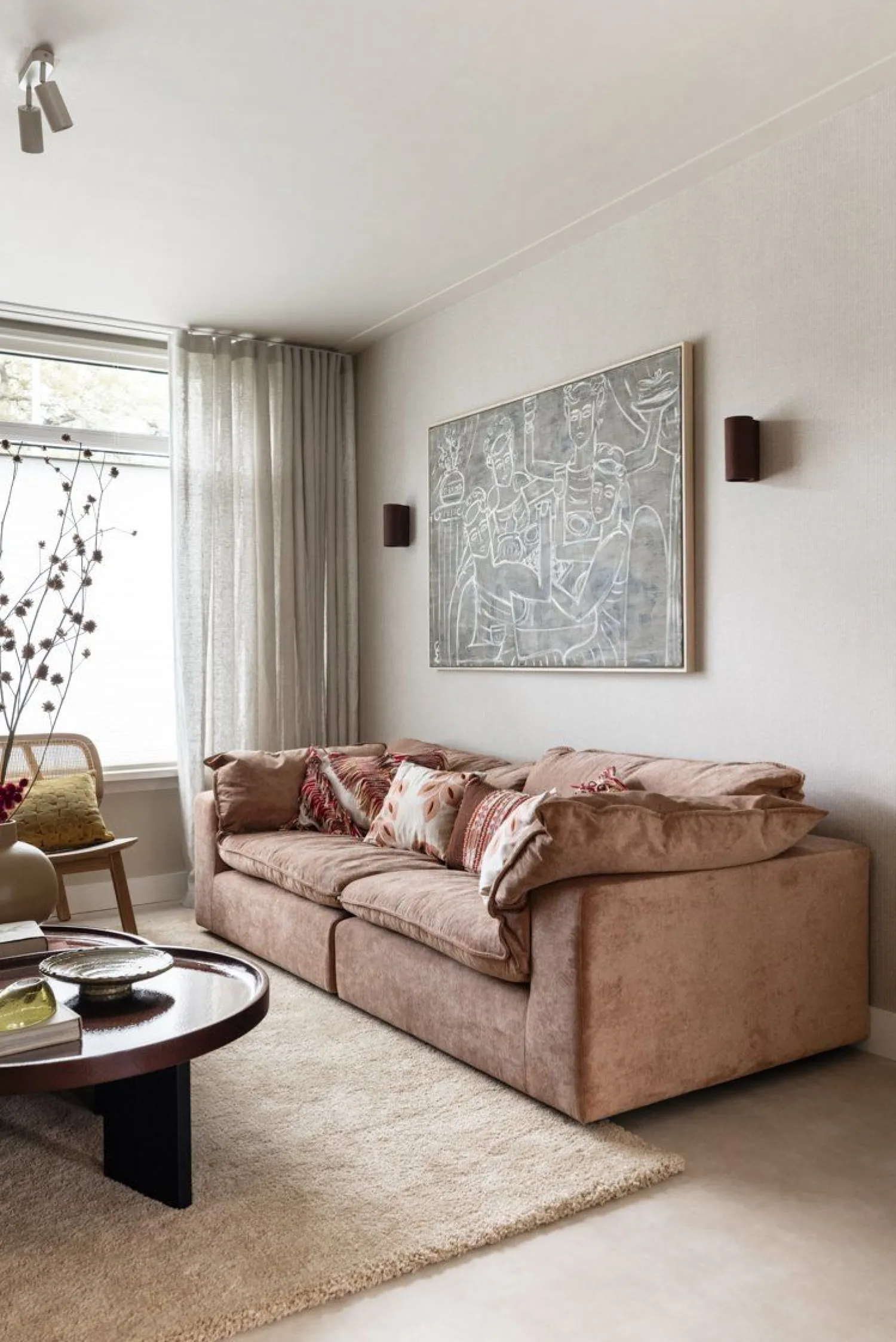Vloerkleden|Rechthoekige Vloerkleden-Brinker Carpets Maare Vloerkleed Beige