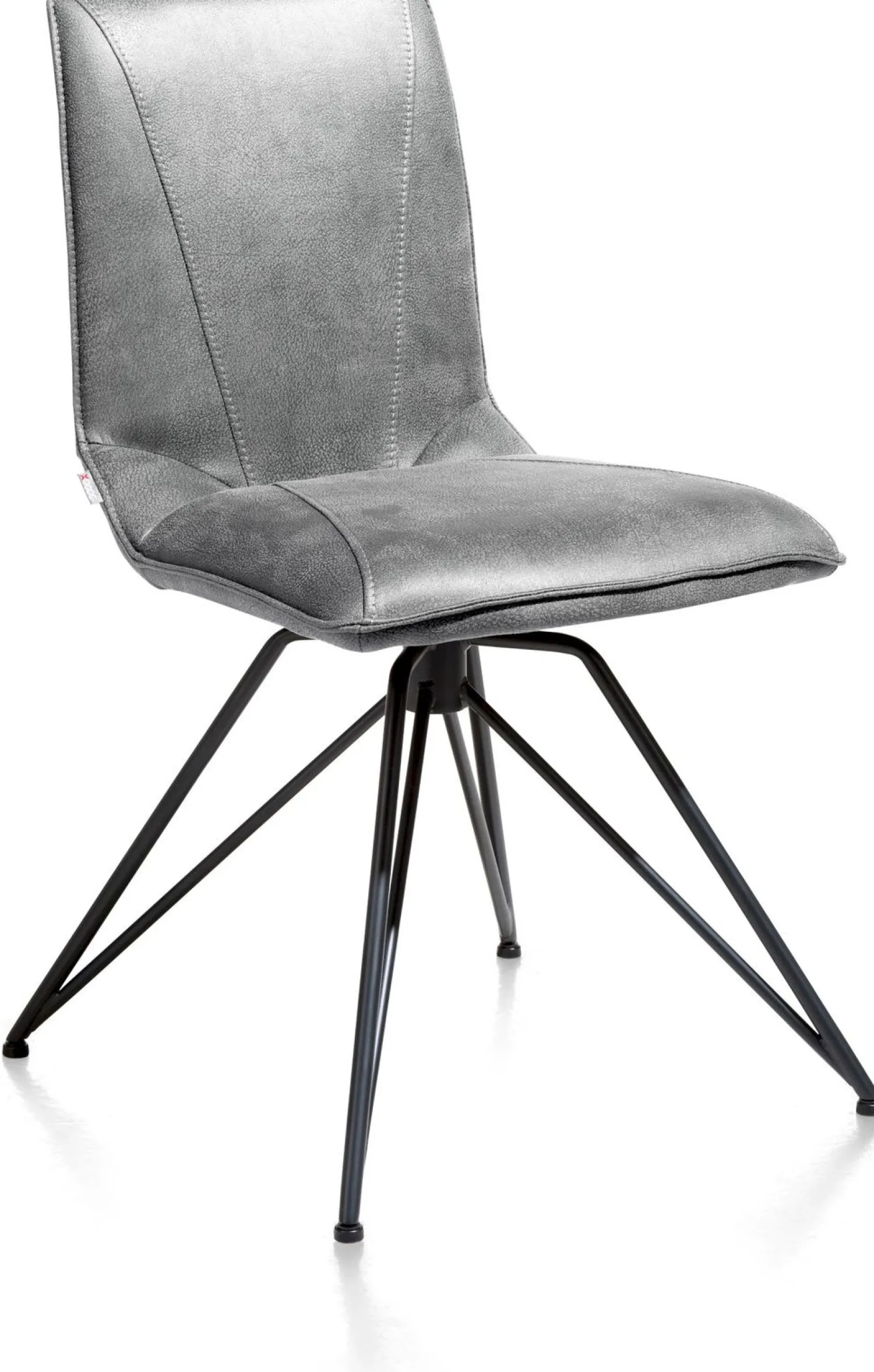 Eetkamerstoelen Zonder Armleuning-XOOON Mac Eetkamerstoel Lichtgrijs