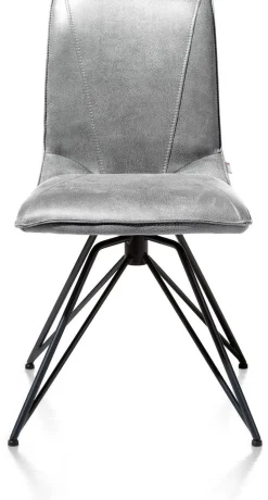 Eetkamerstoelen Zonder Armleuning-XOOON Mac Eetkamerstoel Lichtgrijs