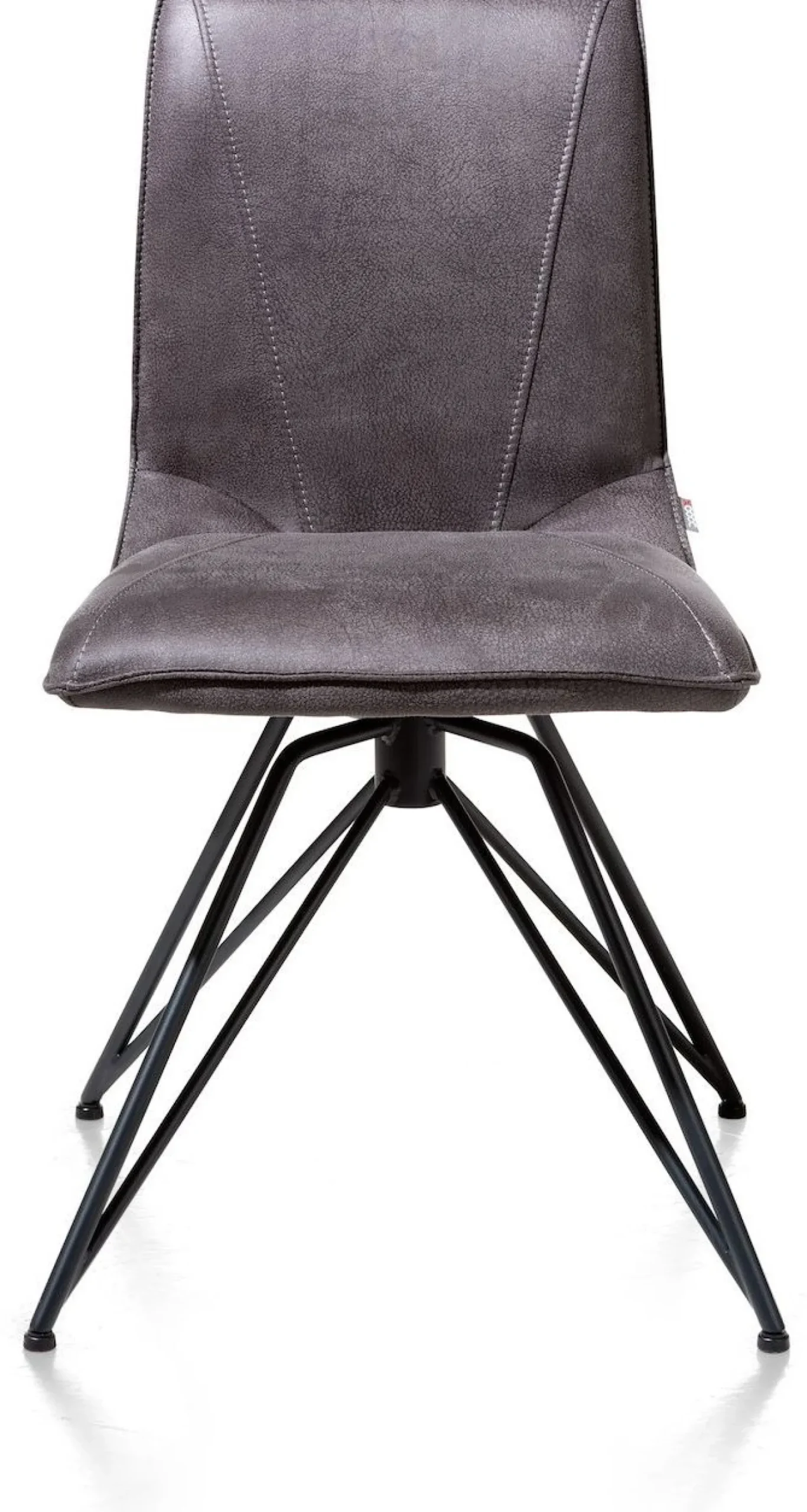Eetkamerstoelen Zonder Armleuning-XOOON Mac Eetkamerstoel Off Black