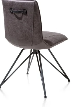 Eetkamerstoelen Zonder Armleuning-XOOON Mac Eetkamerstoel Off Black