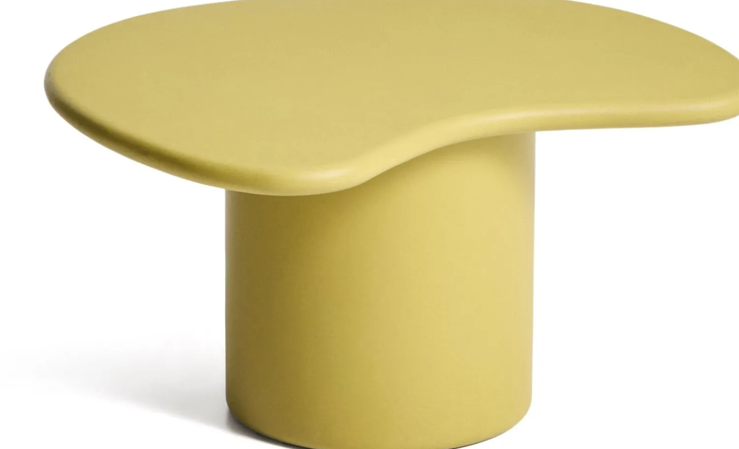 Organische Salontafels-Kave Home Macarella Salontafel Mosterdgeel