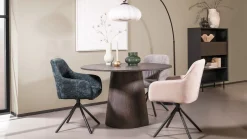 Kuipstoelen|Draaibare Eetkamerstoelen-Eijerkamp Collectie Maddox Eetkamerstoel Dark Green