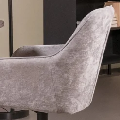 Kuipstoelen|Draaibare Eetkamerstoelen-Eijerkamp Collectie Maddox Eetkamerstoel Light Grey