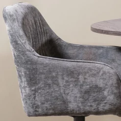 Eetkamerstoelen Met Armleuning|Kuipstoelen-Eijerkamp Collectie Maddox Eetkamerstoel Dark Grey