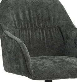 Eetkamerstoelen Met Armleuning|Kuipstoelen-Eijerkamp Collectie Maddox Eetkamerstoel Dark Grey