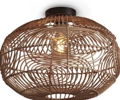 Rotan Plafondlampen|Plafondlampen-Good&Mojo Madeira Plafondlamp Natural