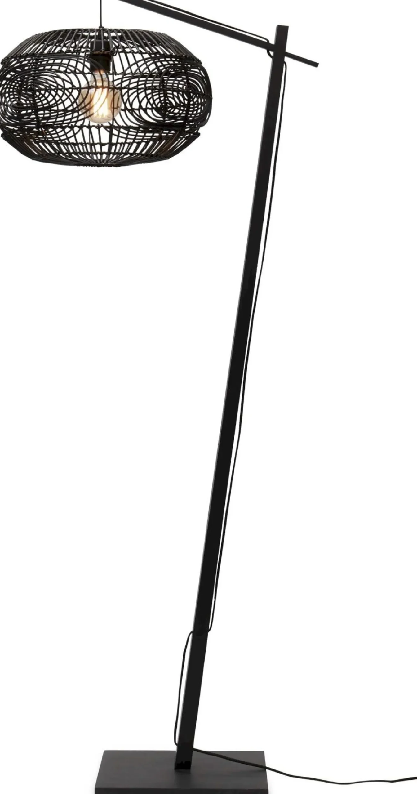 Vloerlampen|Vloerlampen-Good&Mojo Madeira Vloerlamp Black