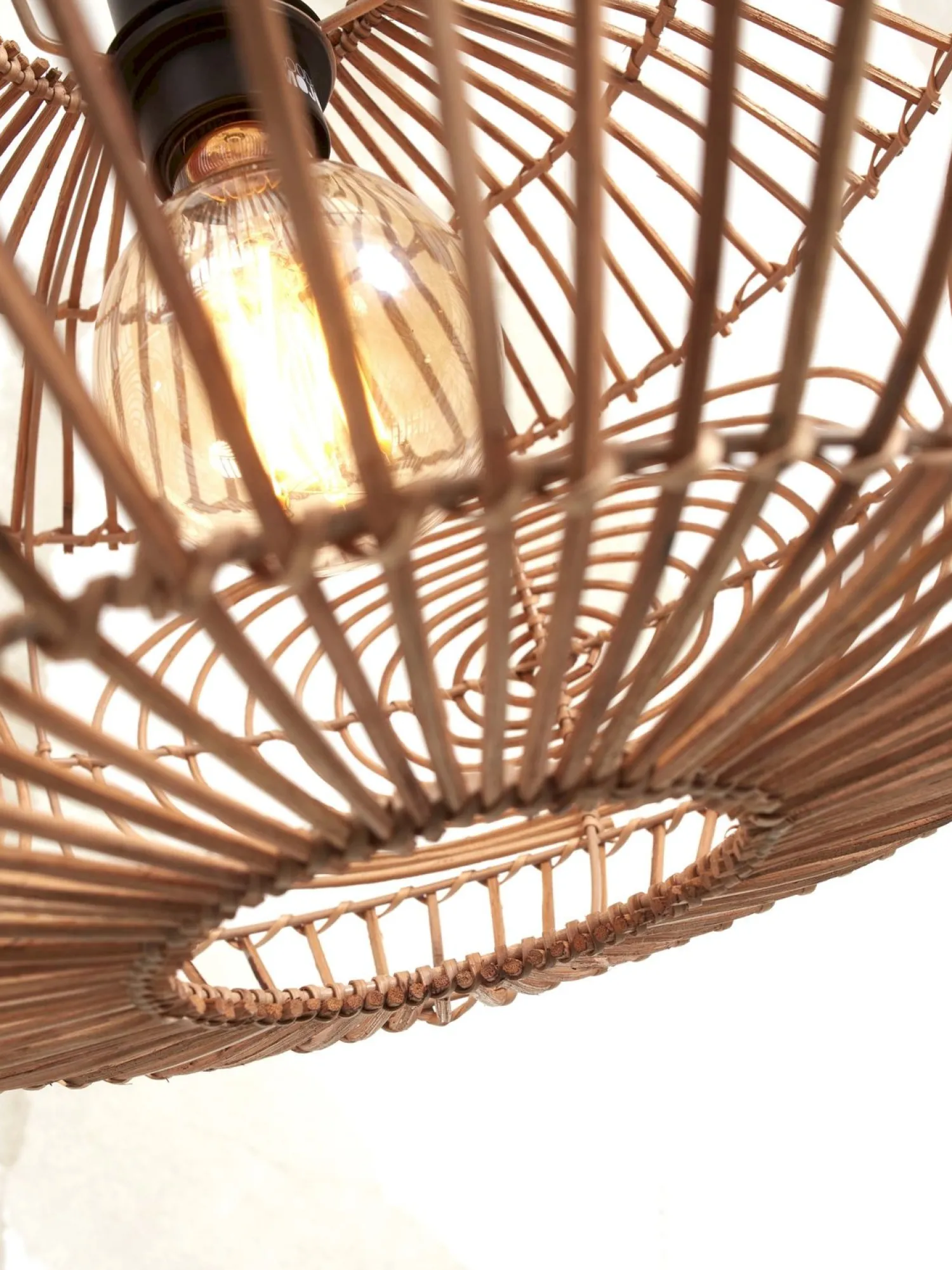 Vloerlampen|Vloerlampen-Good&Mojo Madeira Vloerlamp White, Natural, Grey