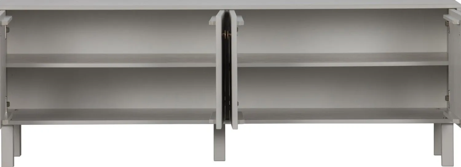 Tv-Meubels-WOOOD Madu TV-meubel Cloud Grey