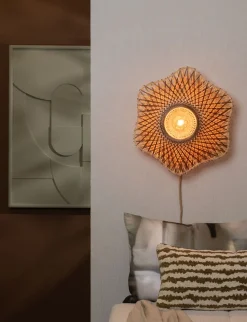 Wandlampen|Wandlampen-Good&Mojo Madura Wandlamp Natural, Brown