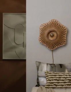 Wandlampen|Wandlampen-Good&Mojo Madura Wandlamp Natural, Brown