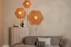 Wandlampen|Wandlampen-Good&Mojo Madura Wandlamp Natural, Brown