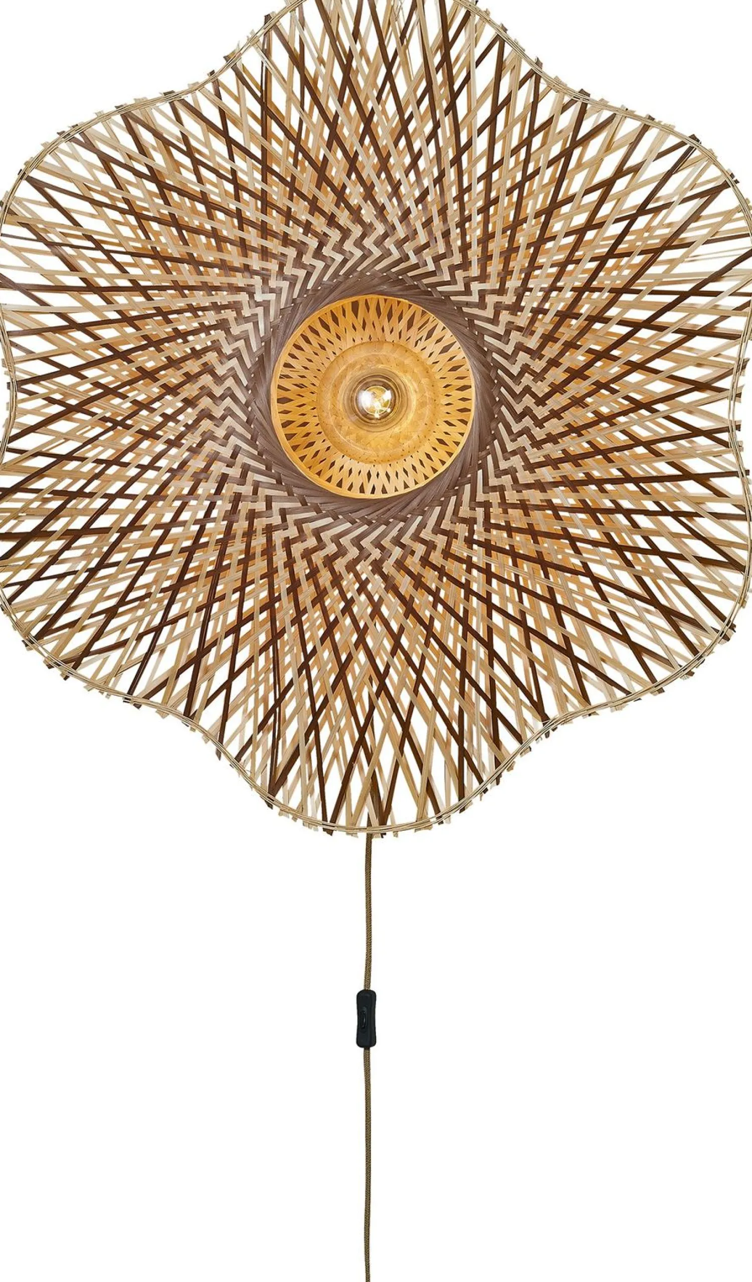 Wandlampen|Wandlampen-Good&Mojo Madura Wandlamp Natural, Brown