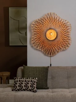 Wandlampen|Wandlampen-Good&Mojo Madura Wandlamp Natural, Brown