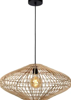 Hanglampen|Hanglampen-Lucide Magali Hanglamp Naturel