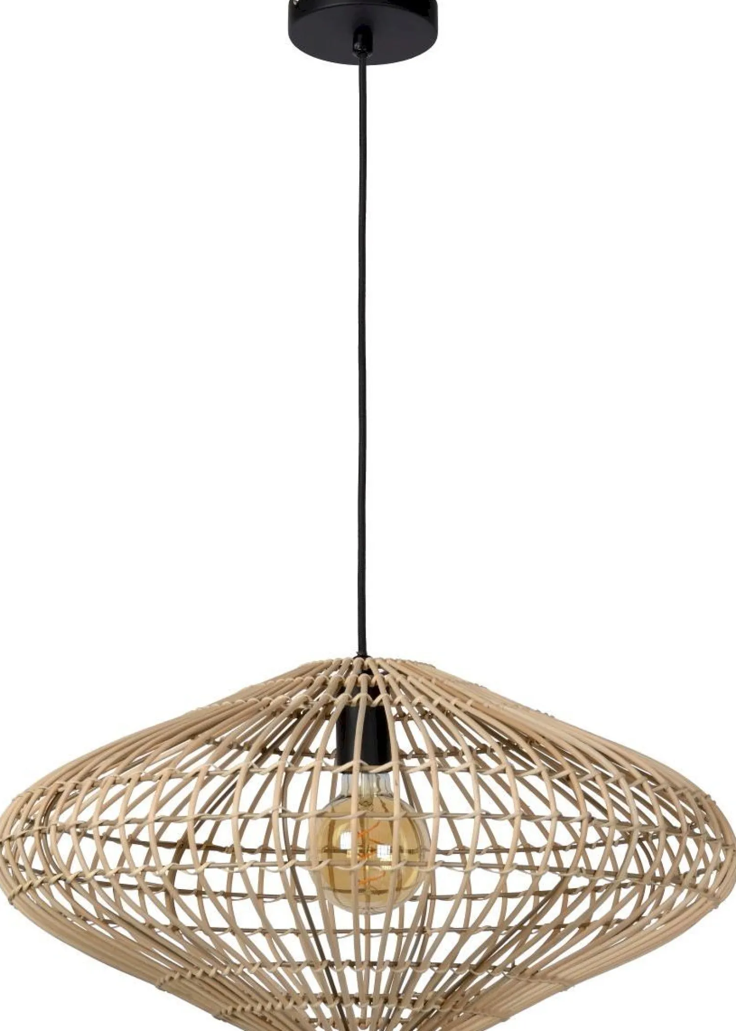 Hanglampen|Hanglampen-Lucide Magali Hanglamp Naturel