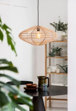 Hanglampen|Hanglampen-Lucide Magali Hanglamp Naturel