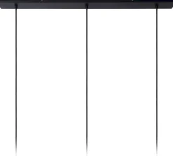 Hanglampen|Hanglampen-Lucide Magius Hanglamp Naturel, Zwart