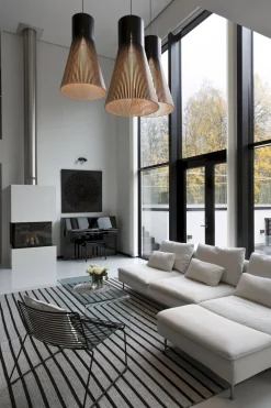 Hanglampen|Hanglampen-Secto Design Magnum 4202 Hanglamp Birch