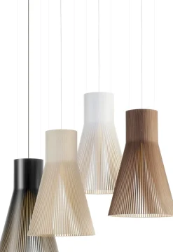 Hanglampen|Hanglampen-Secto Design Magnum 4202 Hanglamp Walnut