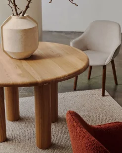 Ronde Eettafels-Kave Home Mailen Rond Eettafel Naturel