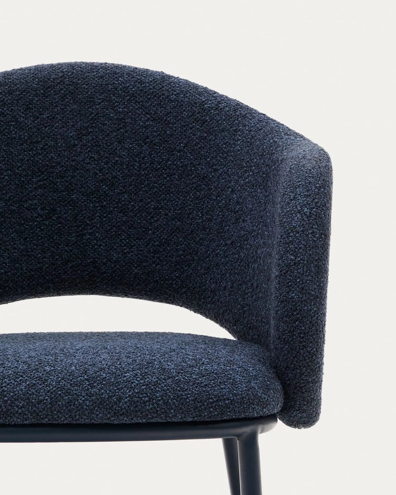 Eetkamerstoelen Met Armleuning-Kave Home Maina Eetkamerstoel Blauw