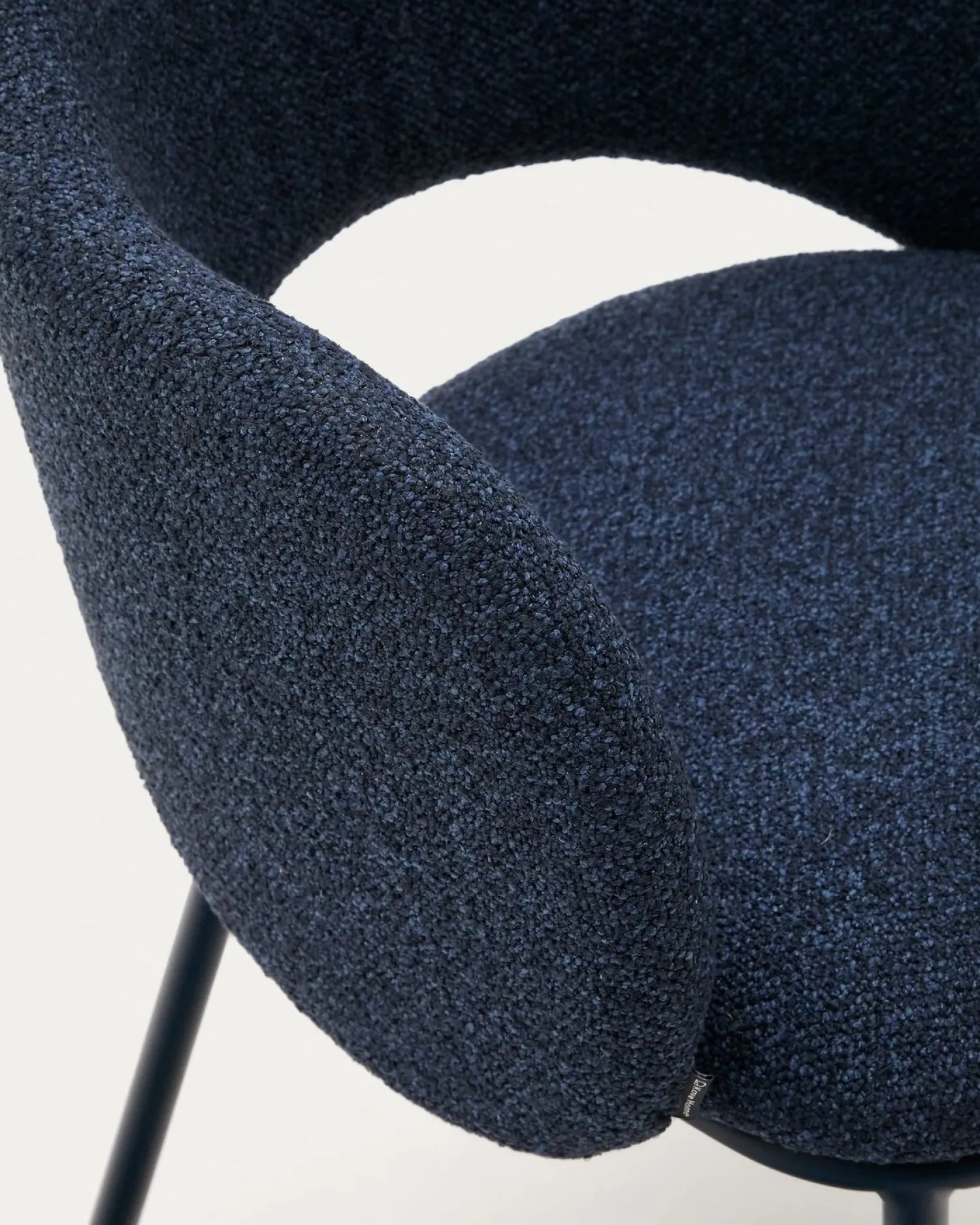 Eetkamerstoelen Met Armleuning-Kave Home Maina Eetkamerstoel Blauw