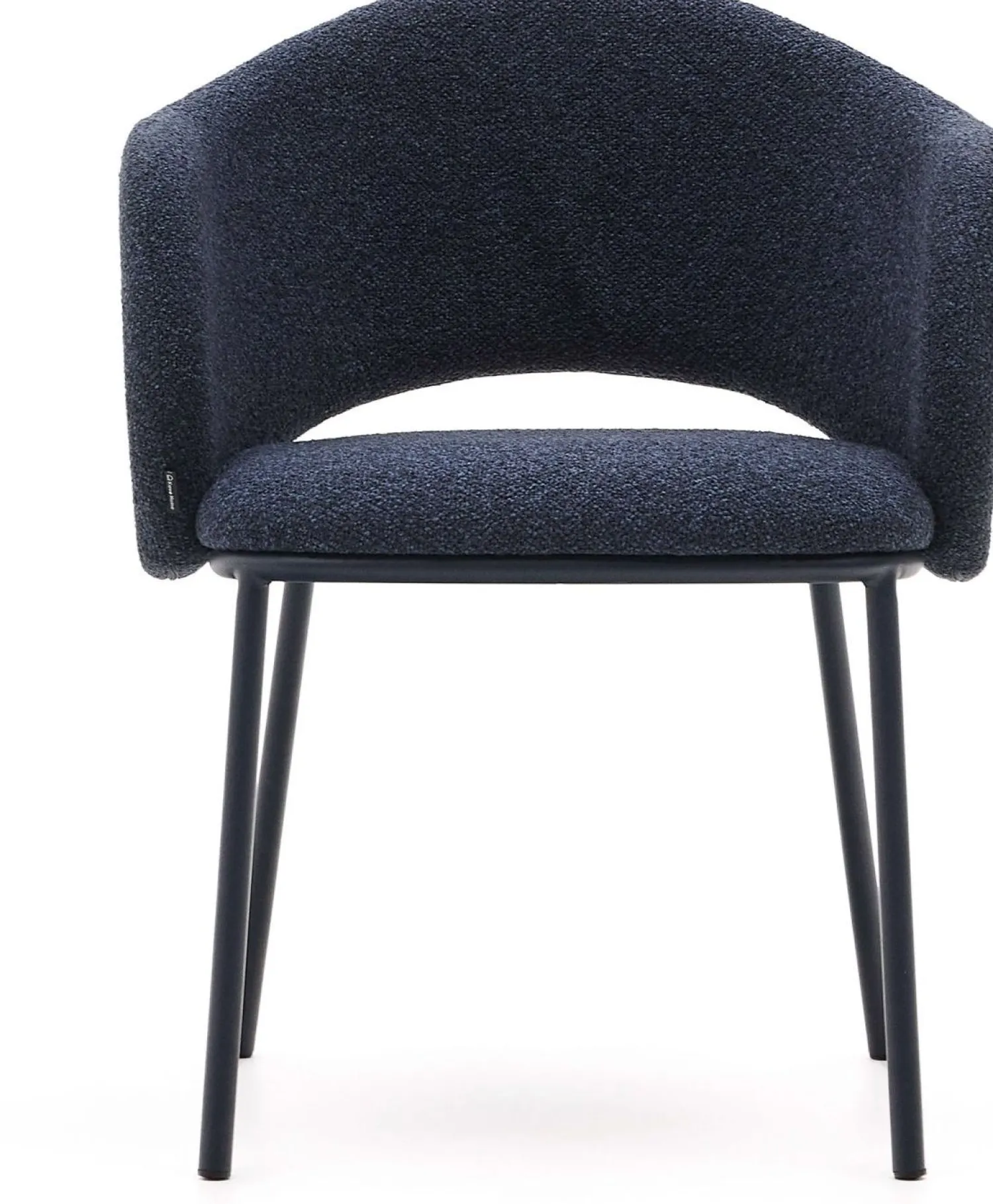 Eetkamerstoelen Met Armleuning-Kave Home Maina Eetkamerstoel Blauw