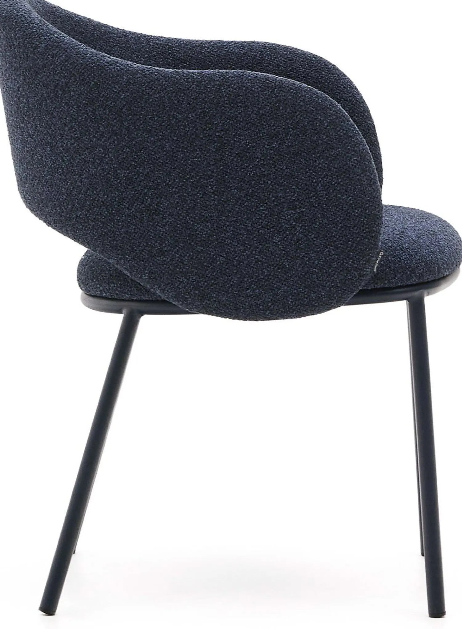Eetkamerstoelen Met Armleuning-Kave Home Maina Eetkamerstoel Blauw