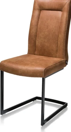 Eetkamerstoelen Zonder Armleuning-Henders en Hazel Malene Eetkamerstoel Cognac