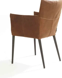 Design Stoelen|Eetkamerstoelen Met Armleuning-LABEL Vandenberg Mali Armstoel Groen
