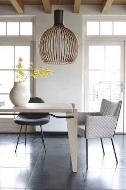 Design Stoelen|Eetkamerstoelen Met Armleuning-LABEL Vandenberg Mali Armstoel Groen