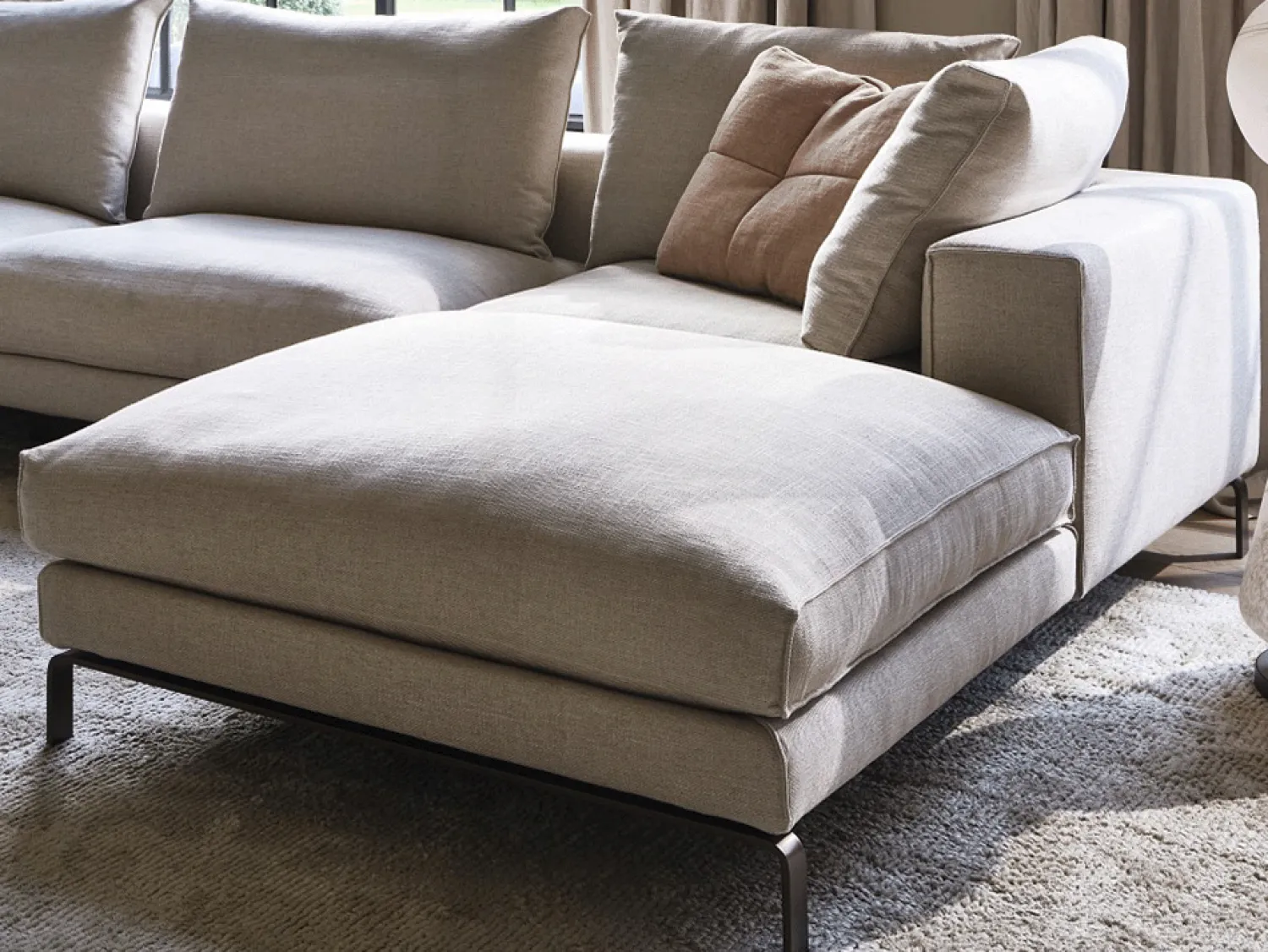 Hoekbanken-Linteloo Malibu Hoekbank Creme