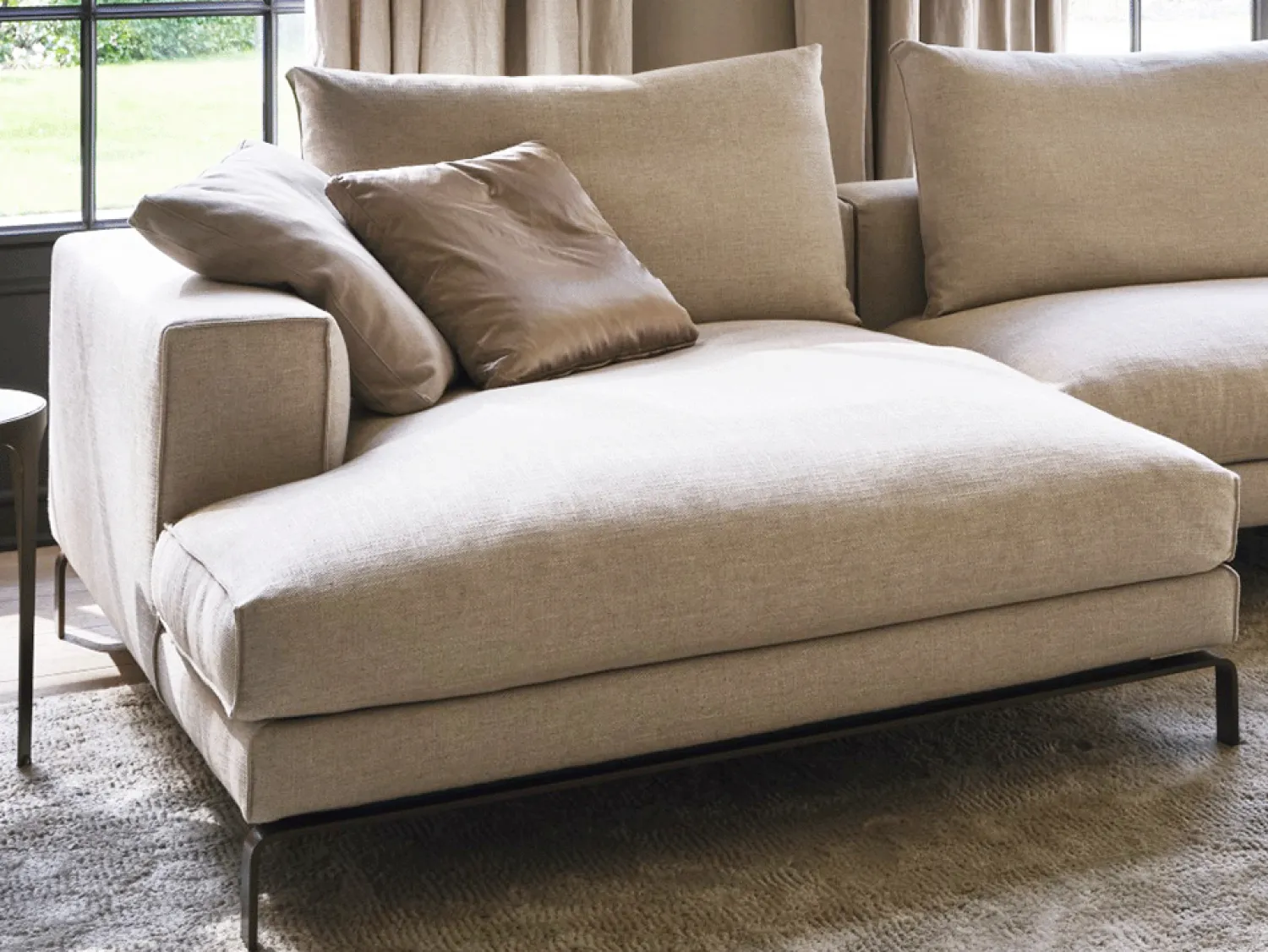 Hoekbanken-Linteloo Malibu Hoekbank Creme