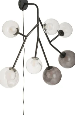 Wandlampen|Wandlampen-COCO maison Malin Wandlamp antraciet