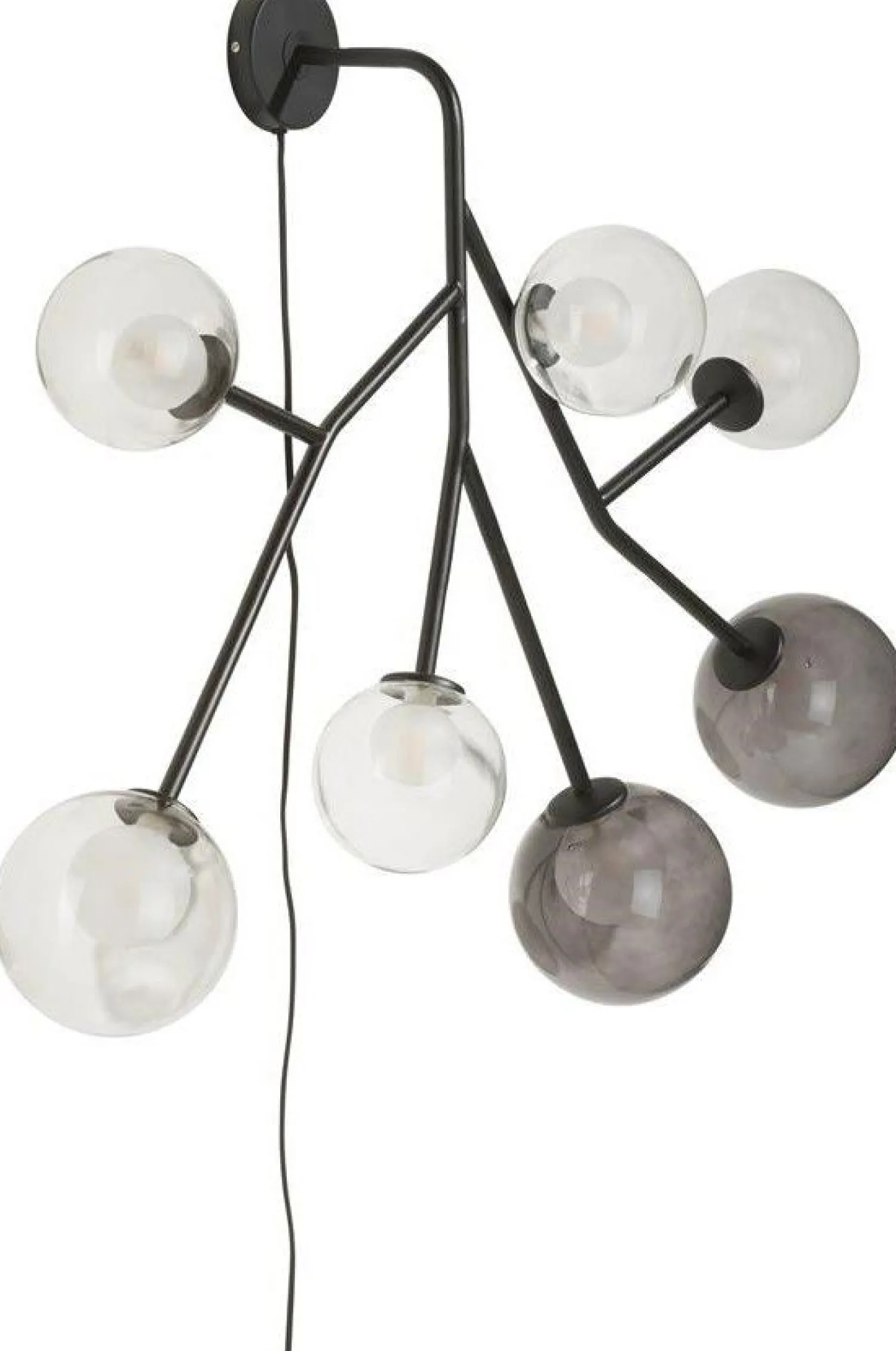 Wandlampen|Wandlampen-COCO maison Malin Wandlamp antraciet