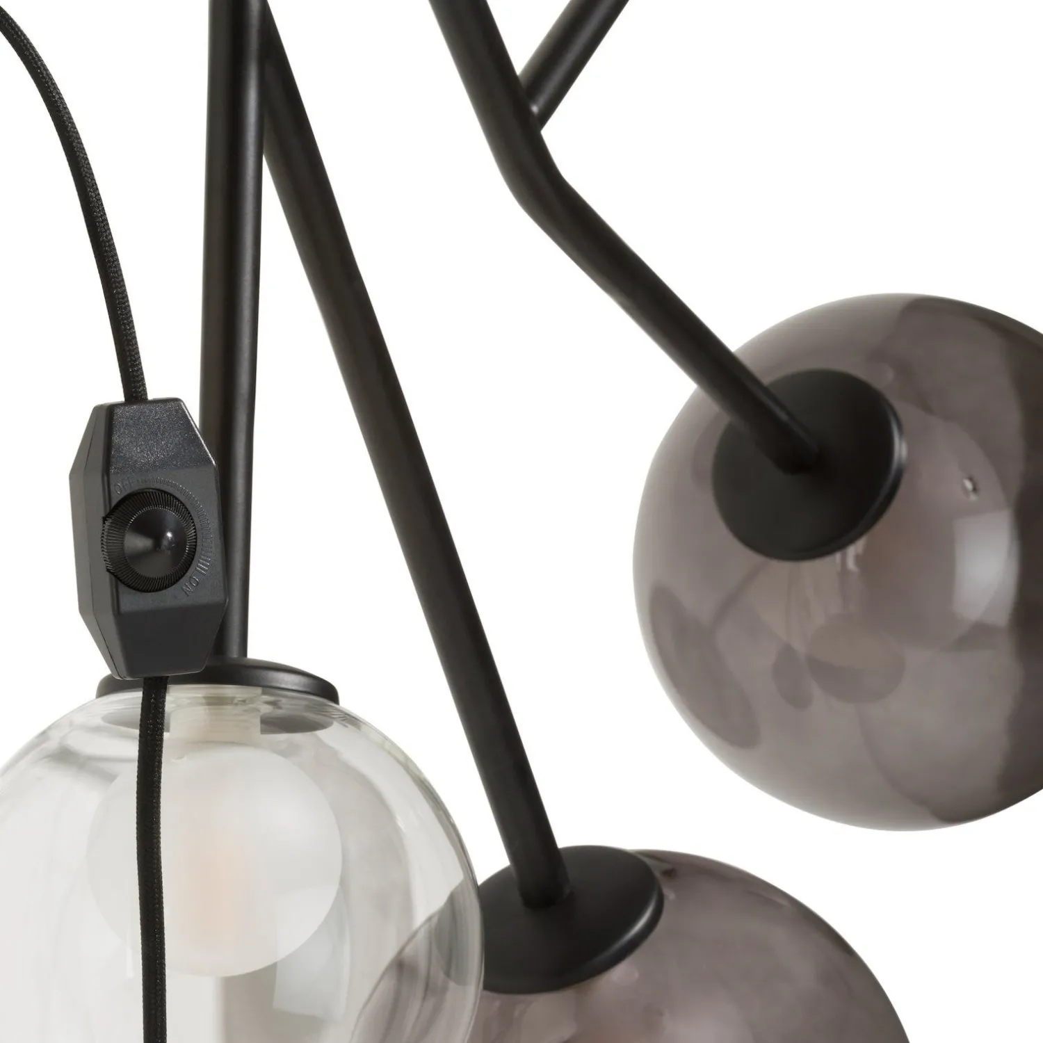 Wandlampen|Wandlampen-COCO maison Malin Wandlamp antraciet