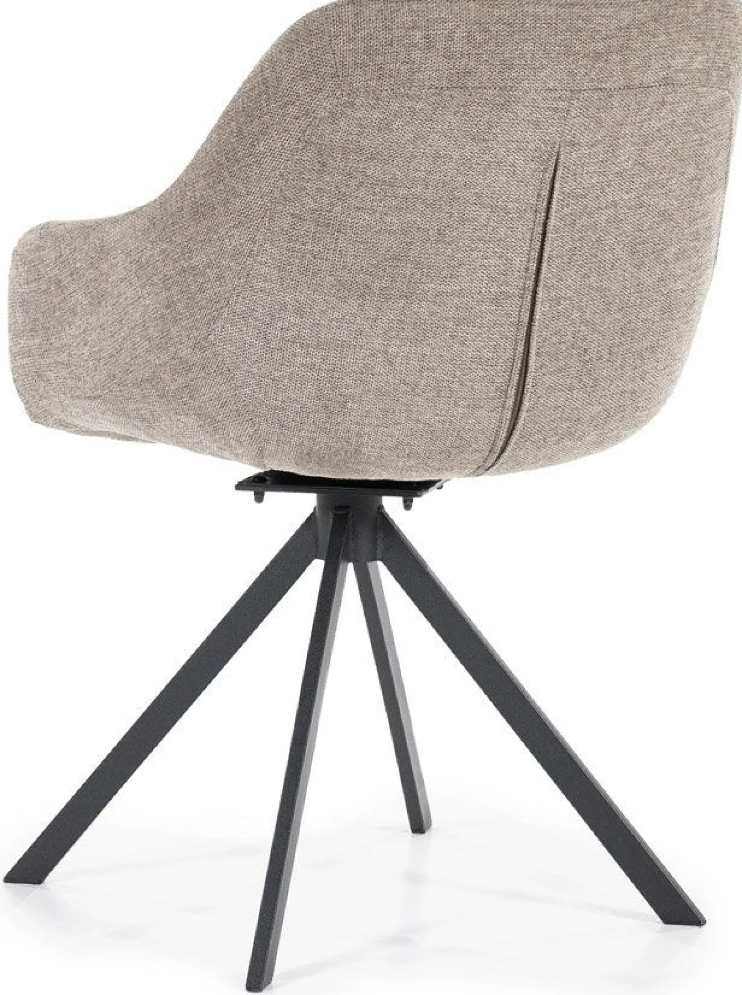 Kuipstoelen|Draaibare Eetkamerstoelen-Eleonora Mamé Eetkamerstoel Bruin