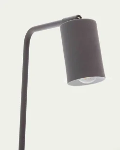 Industriële Vloerlampen|Vloerlampen-Kave Home Manie Vloerlamp Zwart