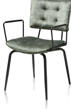 Eetkamerstoelen Met Armleuning-Henders en Hazel Manou Armstoel Olijf