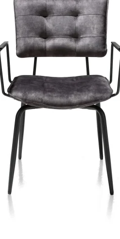 Eetkamerstoelen Met Armleuning-Henders en Hazel Manou Armstoel antraciet
